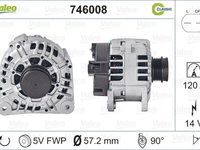 Alternator VW CADDY II caroserie 9K9A VALEO 746008