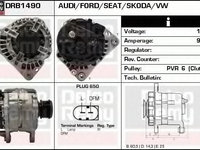 Alternator VW CADDY II combi (9K9B) (1995 - 2004) DELCO REMY DRB1490