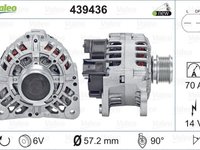 Alternator VW CADDY II pick-up 9U7 VALEO 439436