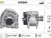 Alternator VW EOS 1F7 1F8 VALEO 439664