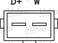 Alternator VW GOLF III Cabriolet 1E7 VALEO 437547