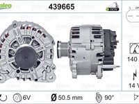 Alternator VW GOLF VII 5G1 BE1 VALEO 439665 PieseDeTop