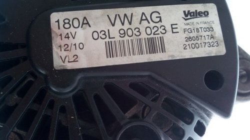 Alternator VW Passat 2.0 TDI B6