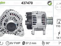 Alternator VW PASSAT 3C2 VALEO 437470