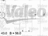 Alternator VW POLO CLASSIC 6KV2 VALEO 436193