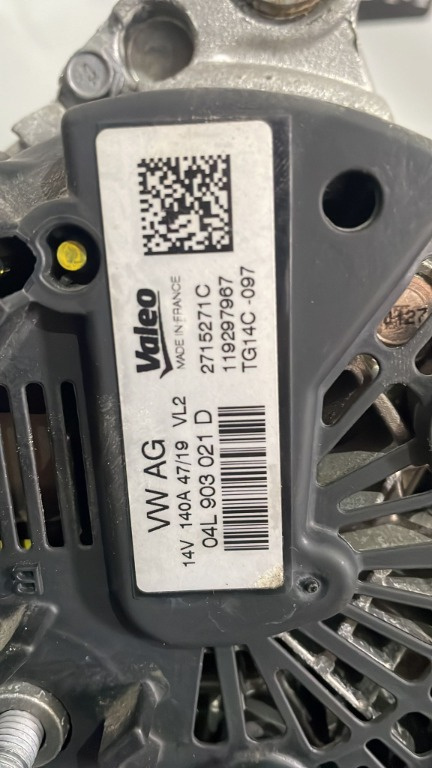 Alternator VW T-Roc (A11) 2.0 TDI 4motio