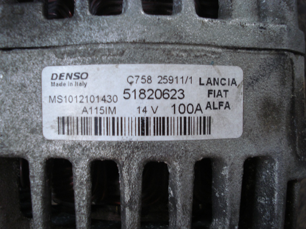 ALTRRNATOR FIAT 1,6 MJTD COD 51820623