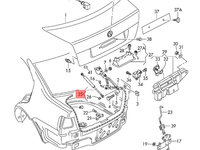 Amortizoare capota portbagaj Volkswagen Bora 1J Berlina 2003 2004 OEM 3B5827550E