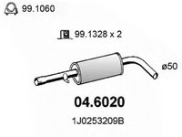 Amortizor 04 6020 ASSO pentru Audi A3 Skoda Octavia Vw Golf Vw Beetle Vw New Vw Novo Vw Bora Vw Jetta Seat Toledo Seat Leon