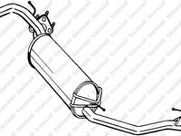 Amortizor 282-911 BOSAL pentru Honda Civic