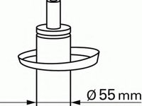 Amortizor 311 852 SACHS pentru Seat Leon Audi A3 Skoda Yeti