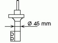 Amortizor 632072 KYB pentru Nissan Pulsar Nissan Sentra Nissan Sunny Nissan Tsuru Nissan Sabre Nissan 100 Nissan Nxnxr