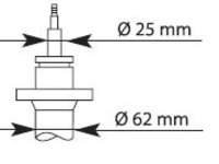 Amortizor FIAT DUCATO bus (230) (1994 - 2002) KYB 635806