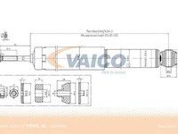 Amortizor OPEL TIGRA 95 VAICO V400689