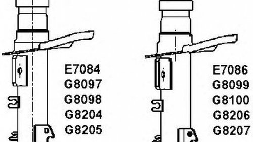 Amortizor PEUGEOT 207 CC WD MONROE G8099