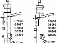 Amortizor PEUGEOT 207 WA WC MONROE G8099