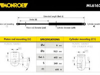 Amortizor portbagaj BMW X3 (F25) (2010 - 2016) MONROE ML6162