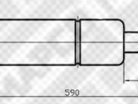 Amortizor portbagaj FIAT UNO (146A/E) - MAPCO 20090