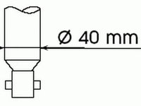 Amortizor RENAULT KANGOO (KC0/1_), RENAULT KANGOO Rapid (FC0/1_), NISSAN KUBISTAR (X76) - KYB 551810