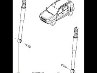 Amortizor spate Dacia Duster 4x2 562105043R Breckner