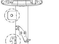 AMORTIZOR / TELESCOP Fata Dreapta PEUGEOT 208 I (CA_, CC_) KAYABA KYB3348012 2012 2013 2014 2015 2016 2017 2018 2019