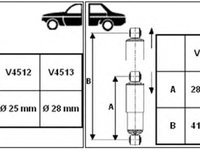 Amortizor V2131 MONROE pentru Peugeot Boxer Peugeot Manager CitroEn Jumper CitroEn Relay