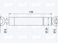 Amortizor vibratii curea MERCEDES-BENZ S-CLASS W220 IPD 130714