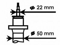 Amortizor VW BEETLE (5C1) (2011 - 2020) KYB 334834