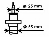 Amortizor VW EOS (1F7, 1F8) (2006 - 2016) KYB 325700