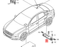 Amplificator antena Audi A4 B8 2.0 TDI CAG OEM 8K5035225J