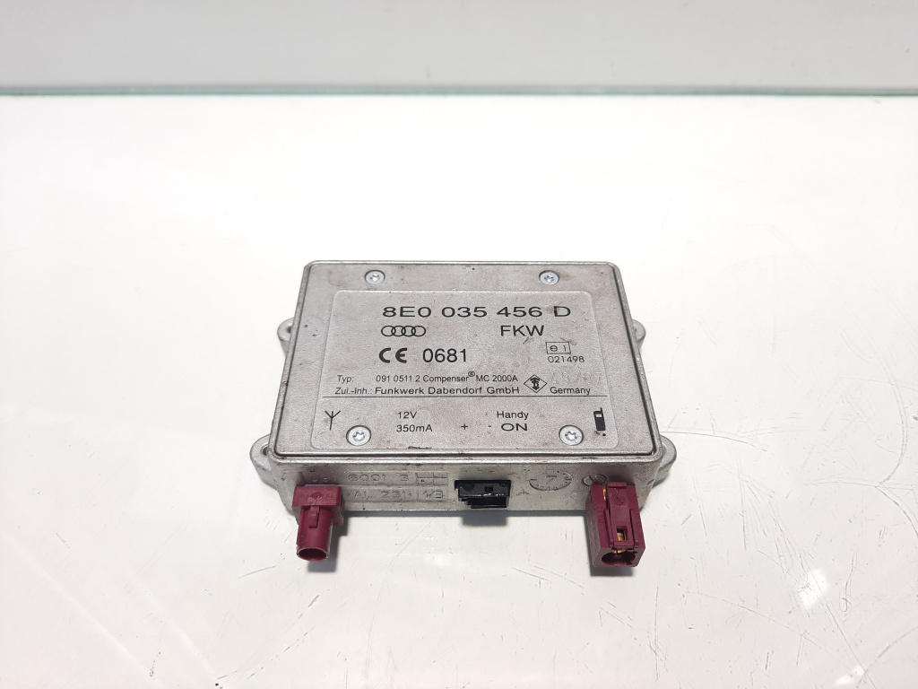 Amplificator antena, cod 8E0035456D, Audi A4 (8K2,