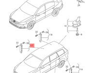 Amplificator antena radio Volkswagen Passat B7 (365) Variant 2011 2.0 TDI OEM 3AF035552A