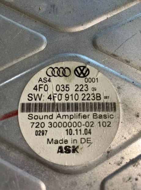 Amplificator Audi A6 4f c6 2005-2009