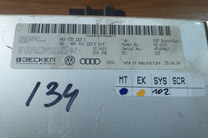 Amplificator audio 4E0035223C 4E0910223F
