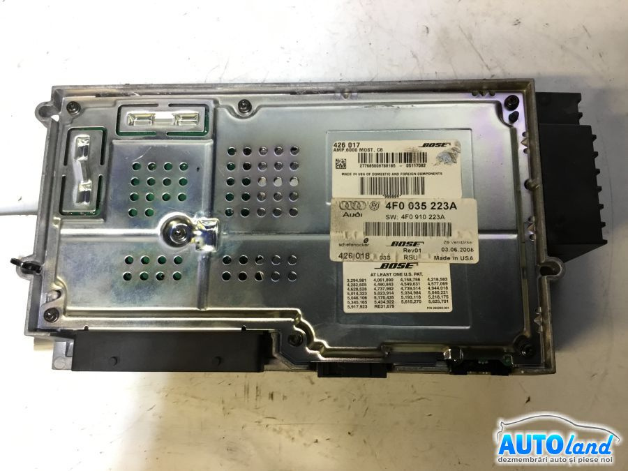 Amplificator Audio 4f0035223a Bose Audi A6 4F2,C6 
