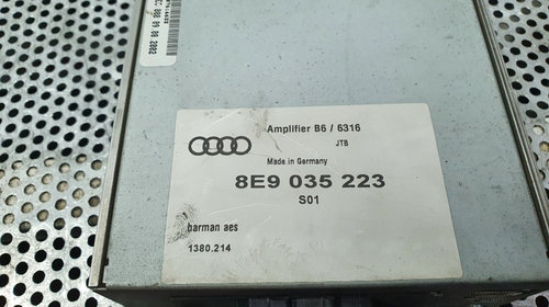 Amplificator audio Audi A4 B6 (8E5) Avant 1.9 TDI 2003