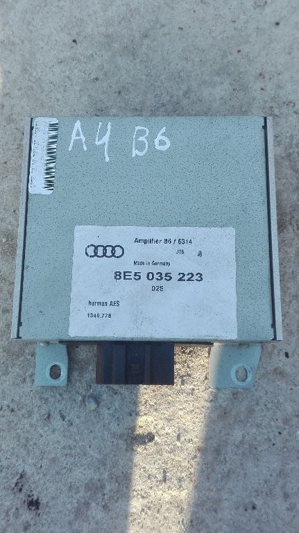 Amplificator audio audi A4 B6 cod : 8E5035223