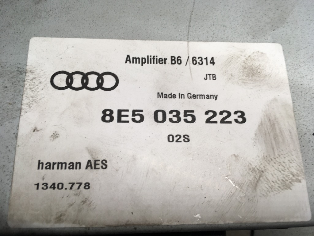 Amplificator audio Audi A4 B6 cod: 8e503