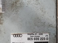 Amplificator audio Audi A4 B7 an 2005 - 2007, cod 8E5035223D