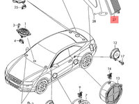 Amplificator audio Audi A4 B8 2.0 TDI CAG OEM 8T0035223J