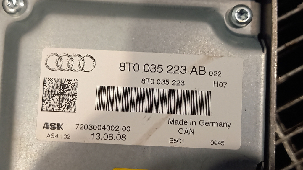 AMPLIFICATOR AUDIO AUDI A5 A5 - - (2007 