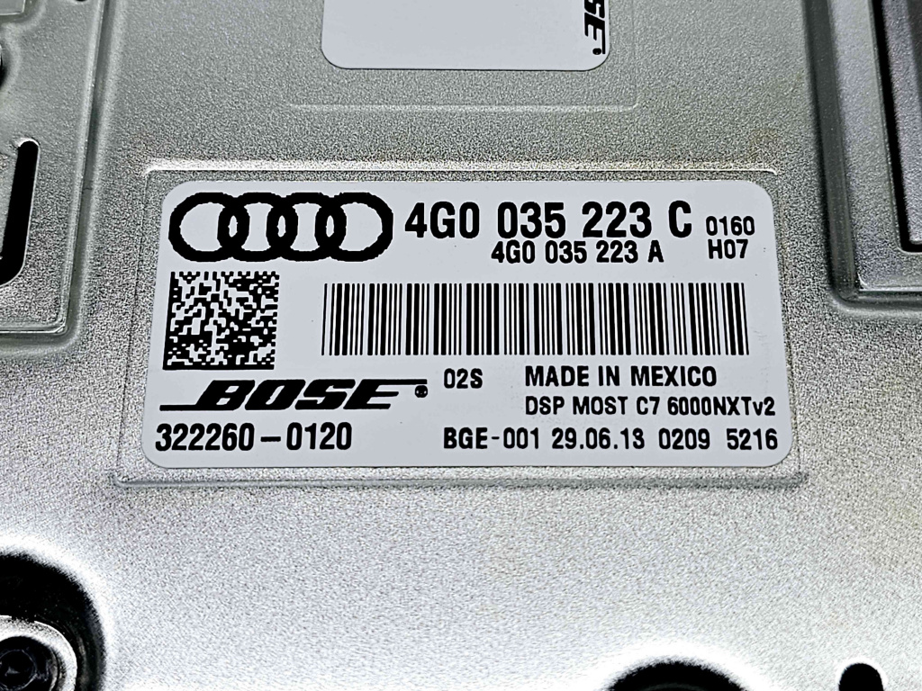 Amplificator audio Audi A6 (4G2, C7) [Fa