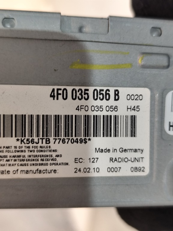 Amplificator audio Audi Q7 (2006-2010) [