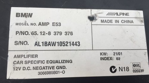 Amplificator audio BMW X5 E53