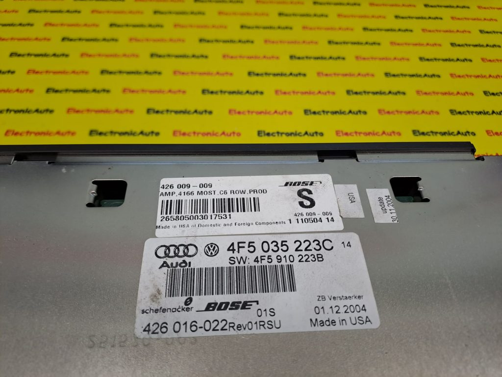 Amplificator audio Bose AUDI A6 4F5035223C, 4F5910