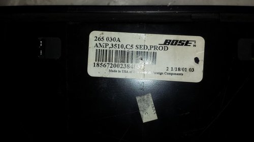 Amplificator Audio BOSE Audi A6 C5 1997-2004