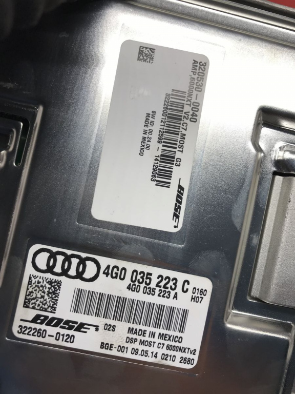 Amplificator Audio Bose Audi A6 C7 A7 A8