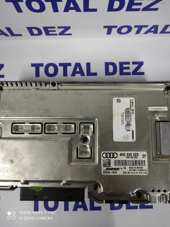 Amplificator audio Bose Audi A8 4H 2009-2017 cod 4H0035223