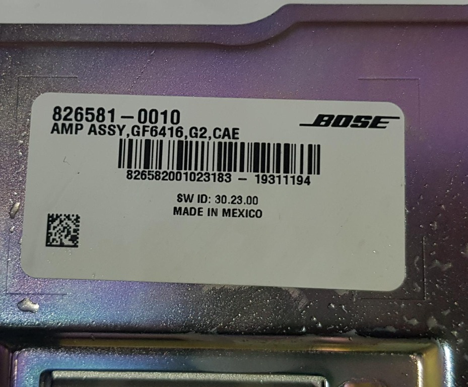 Amplificator audio bose Porsche 911 cod 