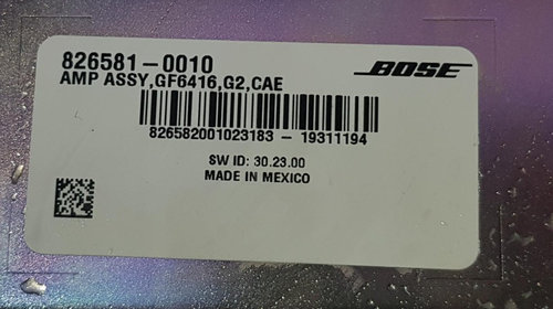 Amplificator audio bose Porsche 911 cod 992035223E 826581-0010